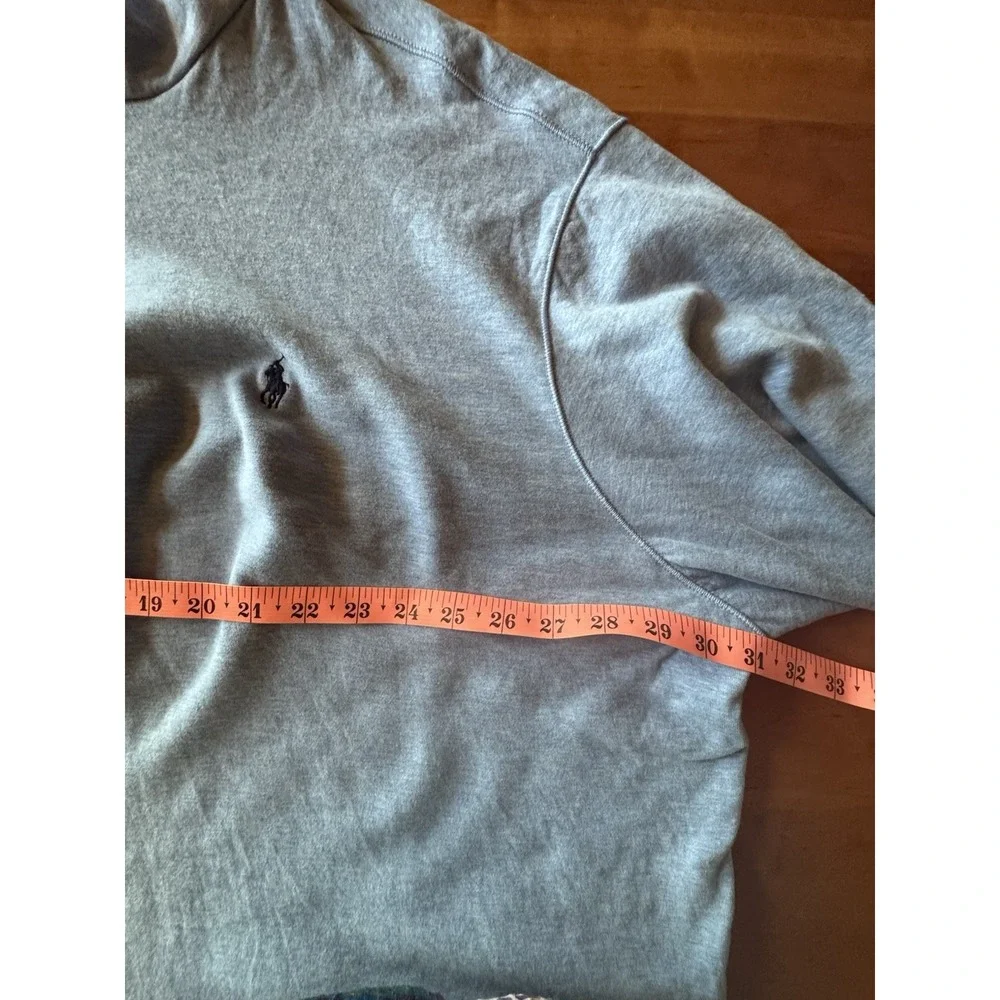 Polo Ralph Lauren Light Blue 1/4 Zip Long Sleeve Pullover Sweater Big/Tall 3XLT